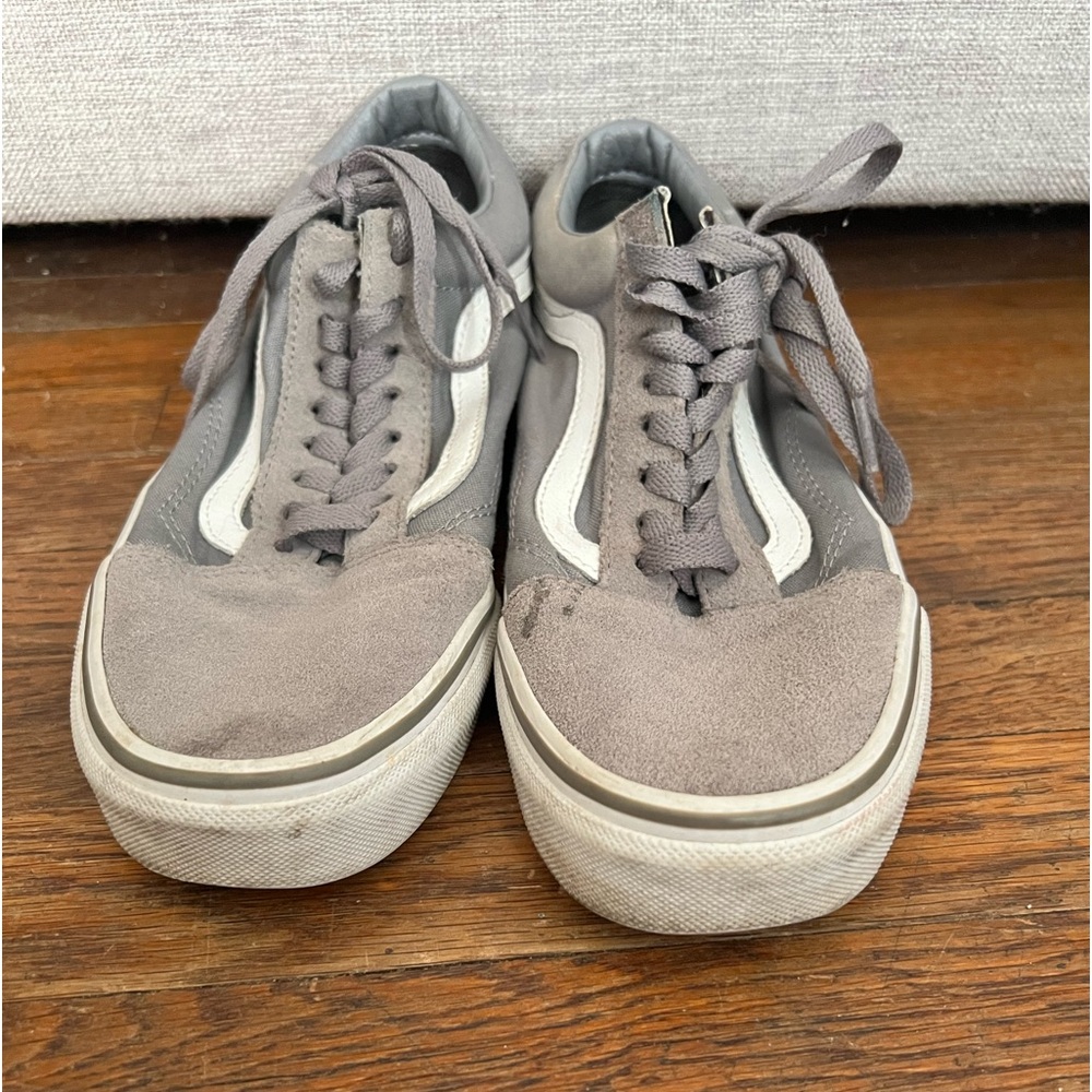 Gently worn grey vans